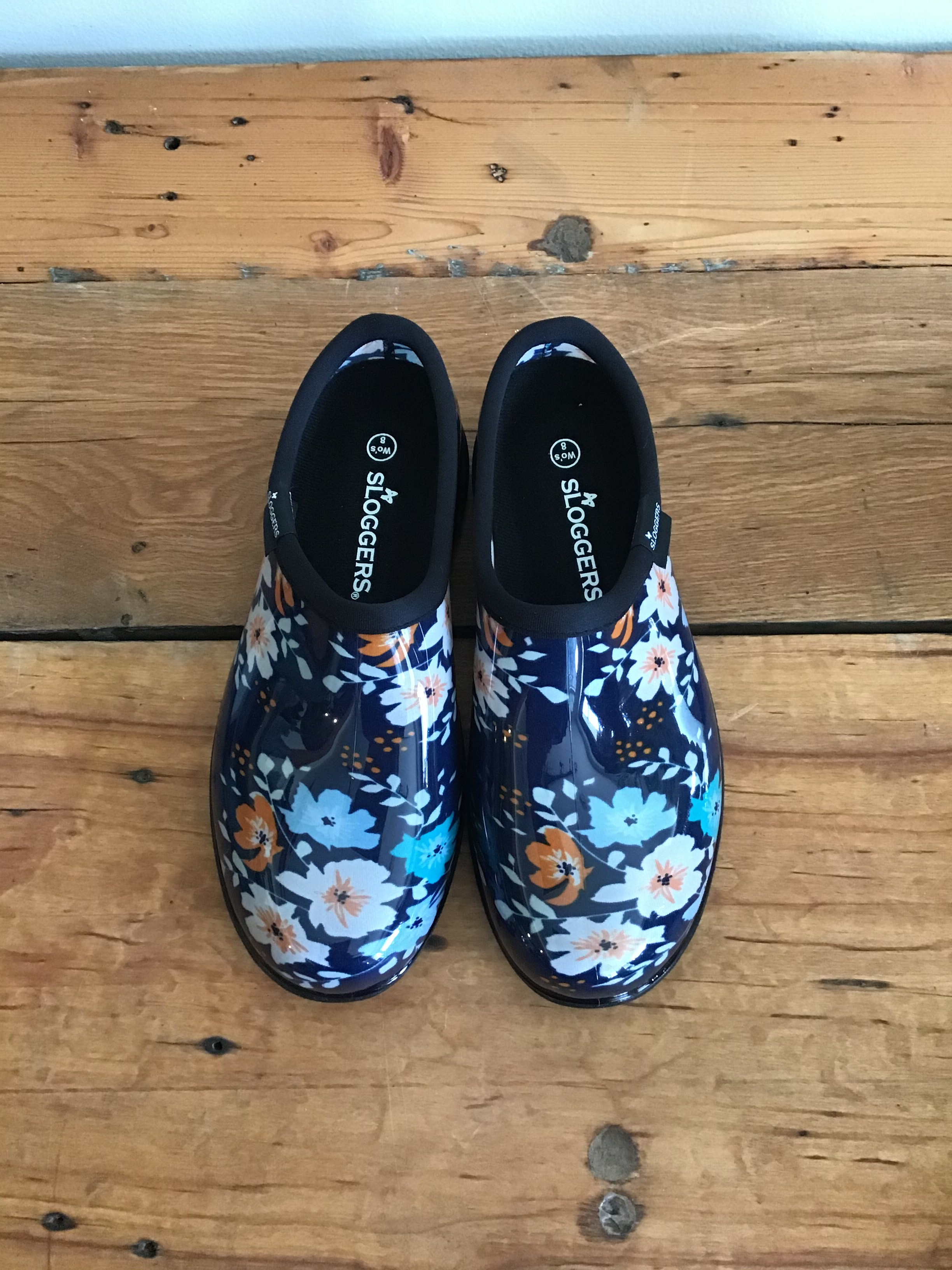 Sloggers Garden Shoe - Floral Fun Blue | My Site